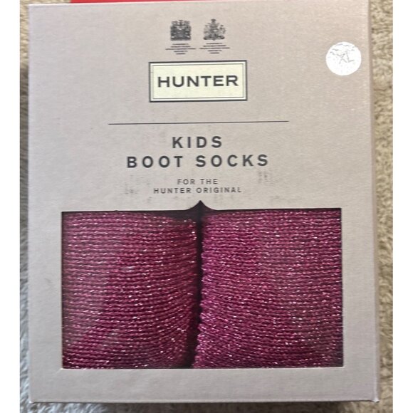 Hunter Kids Boot Socks Panther Pink XL For The Original - Picture 2 of 5